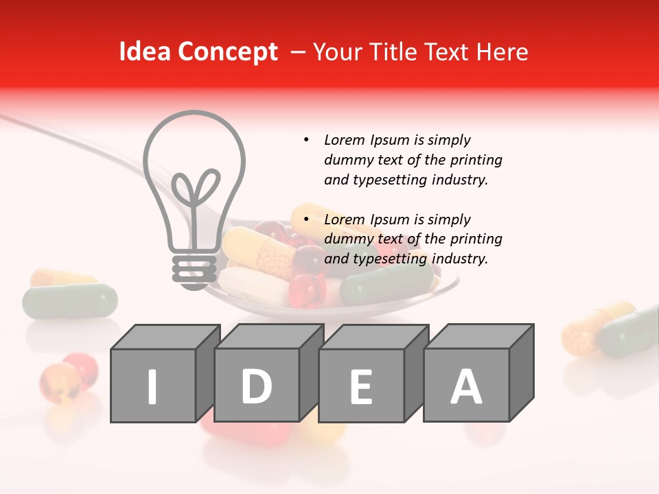 Aspirin Healthy Conceptual PowerPoint Template