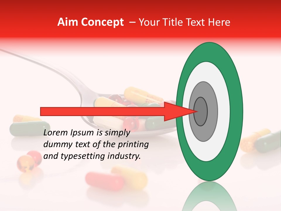 Aspirin Healthy Conceptual PowerPoint Template