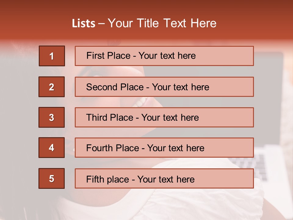 Life Smiling Caribbean PowerPoint Template