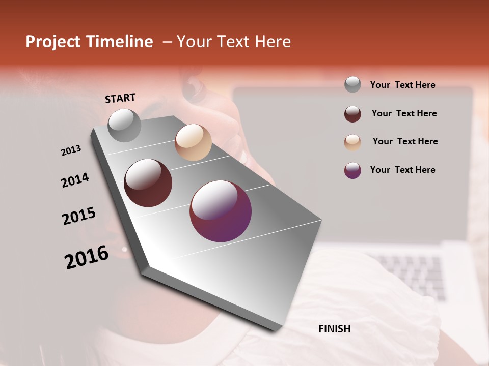 Life Smiling Caribbean PowerPoint Template