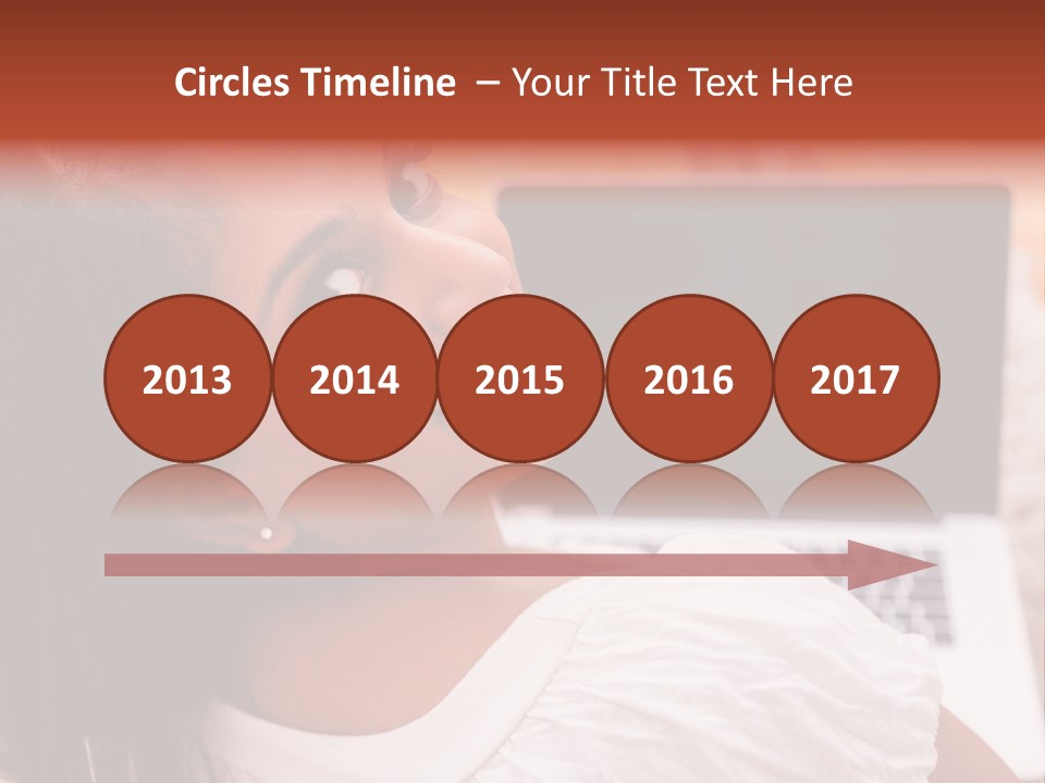 Life Smiling Caribbean PowerPoint Template