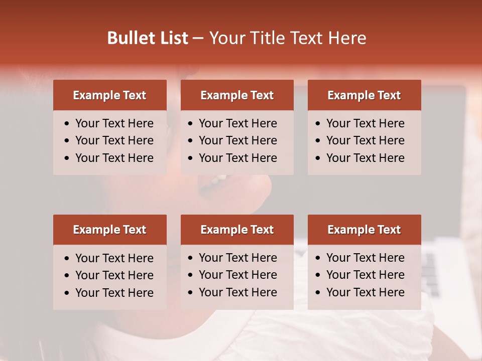 Life Smiling Caribbean PowerPoint Template