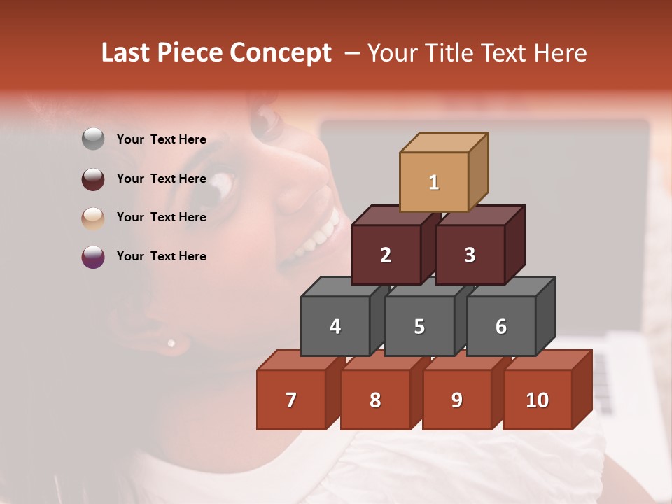 Life Smiling Caribbean PowerPoint Template