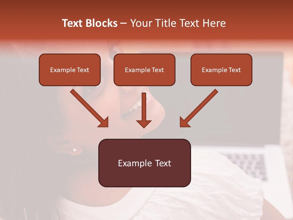 Life Smiling Caribbean PowerPoint Template