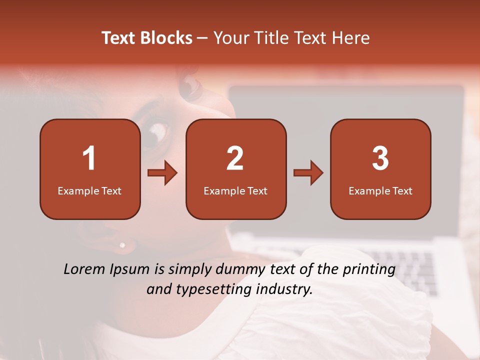 Life Smiling Caribbean PowerPoint Template