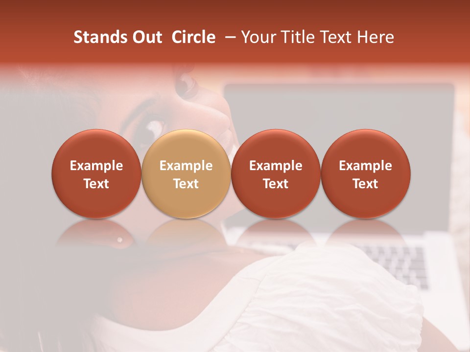 Life Smiling Caribbean PowerPoint Template