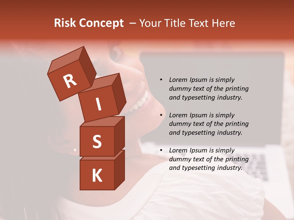 Life Smiling Caribbean PowerPoint Template