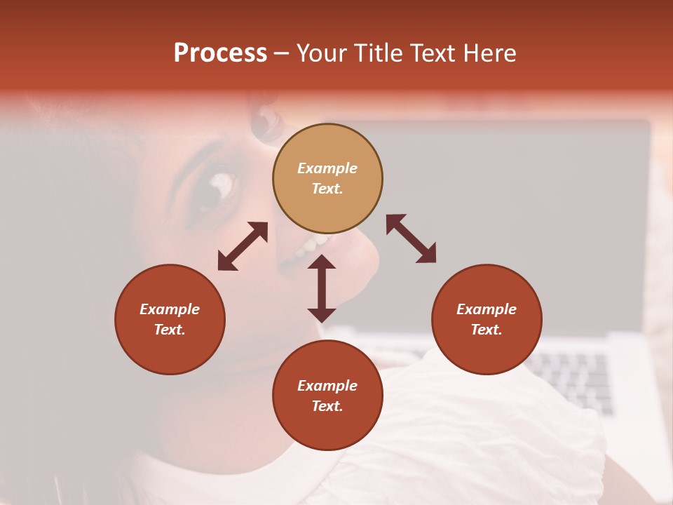 Life Smiling Caribbean PowerPoint Template