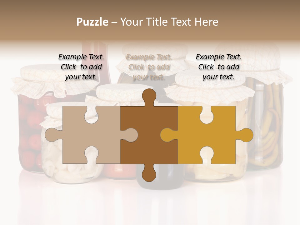 Conserve Organic Container PowerPoint Template