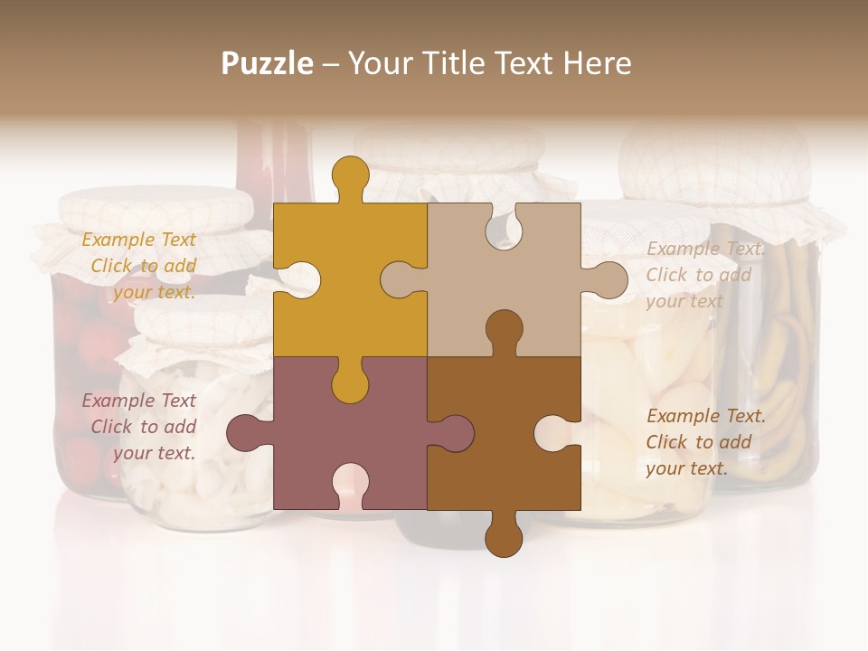 Conserve Organic Container PowerPoint Template