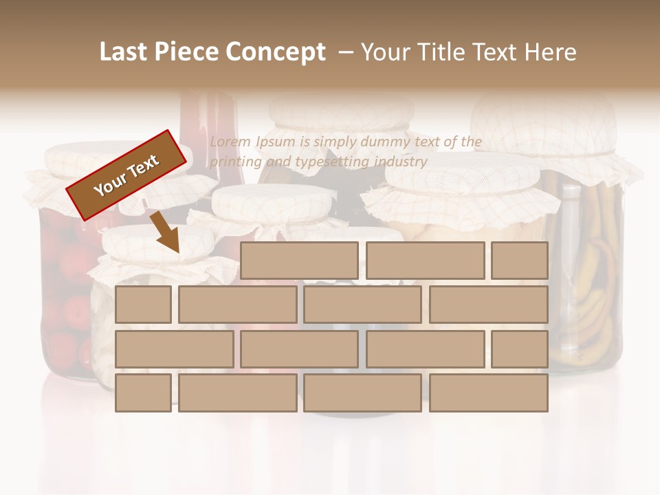 Conserve Organic Container PowerPoint Template