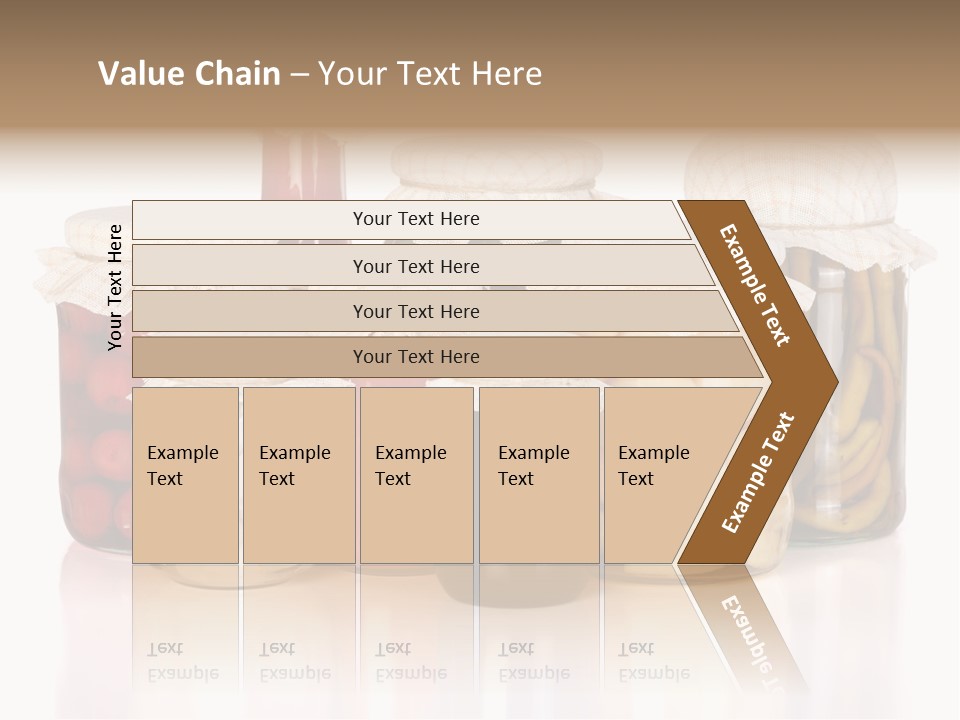 Conserve Organic Container PowerPoint Template