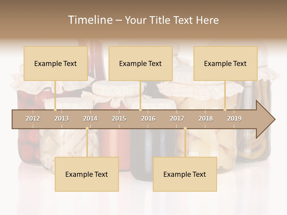 Conserve Organic Container PowerPoint Template