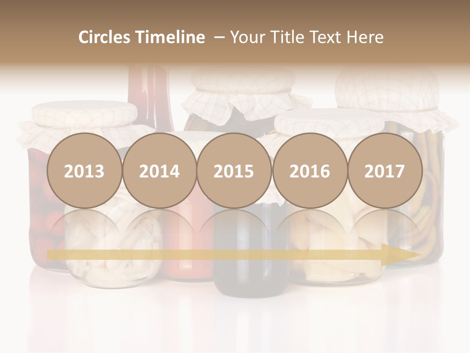 Conserve Organic Container PowerPoint Template