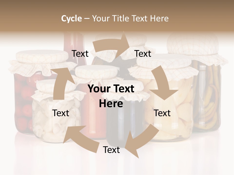Conserve Organic Container PowerPoint Template