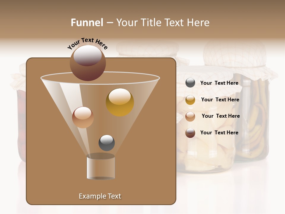 Conserve Organic Container PowerPoint Template