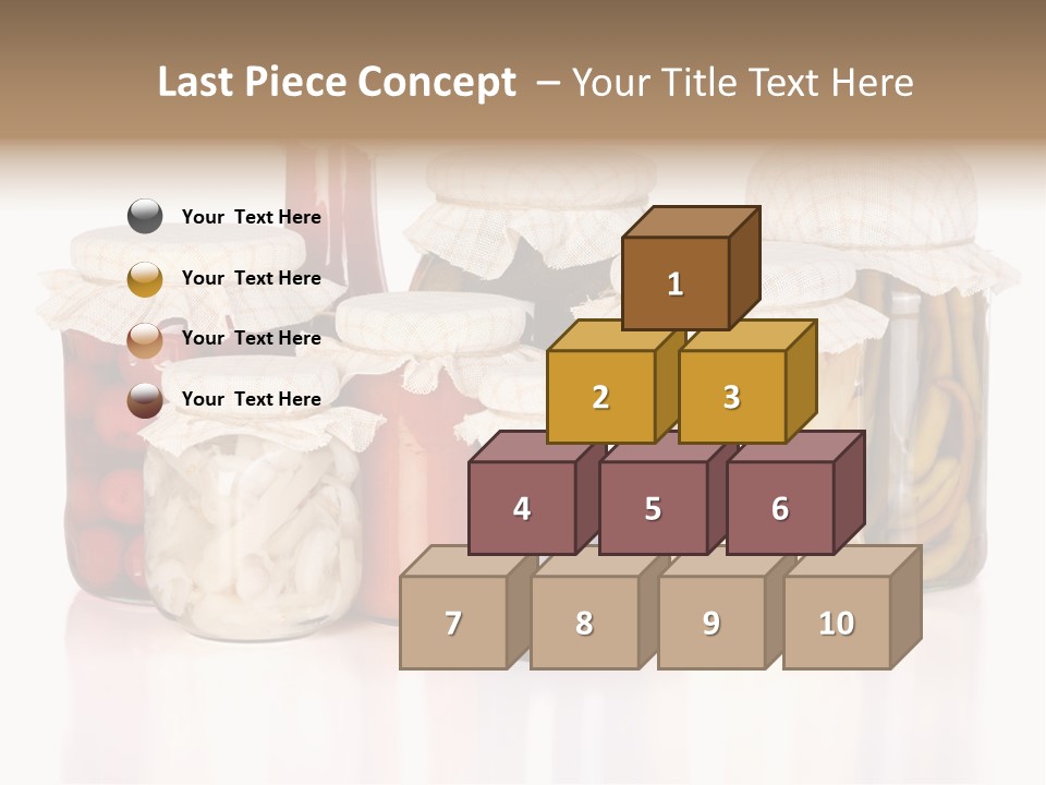 Conserve Organic Container PowerPoint Template