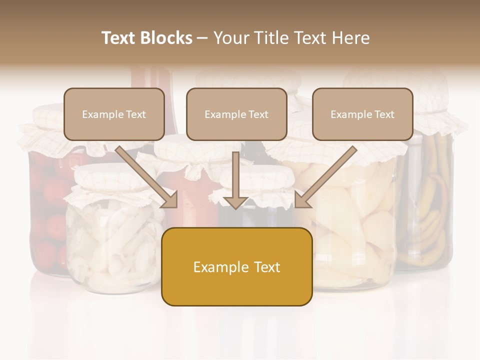 Conserve Organic Container PowerPoint Template