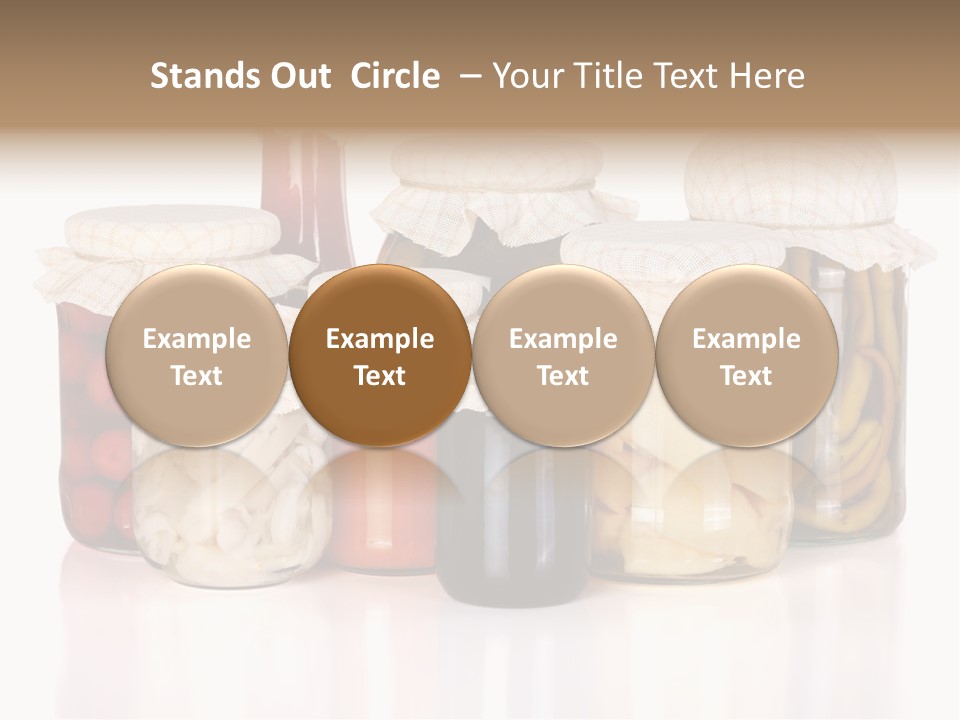 Conserve Organic Container PowerPoint Template