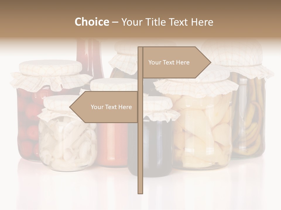 Conserve Organic Container PowerPoint Template