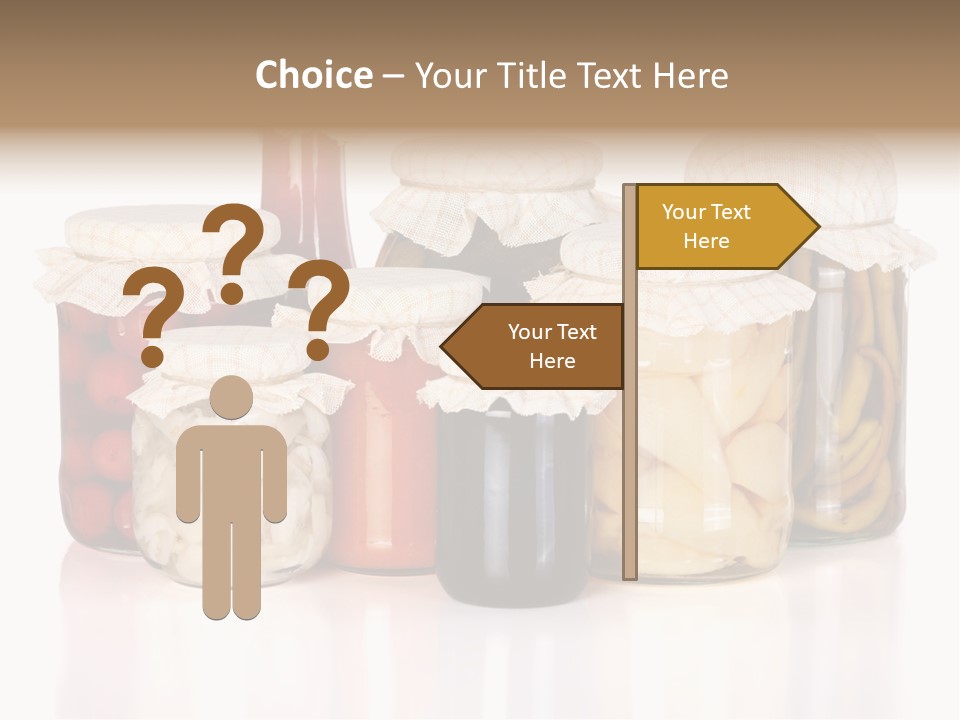Conserve Organic Container PowerPoint Template