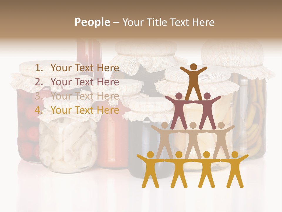 Conserve Organic Container PowerPoint Template