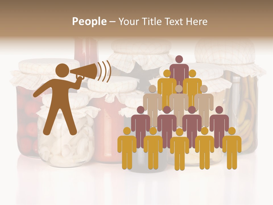 Conserve Organic Container PowerPoint Template