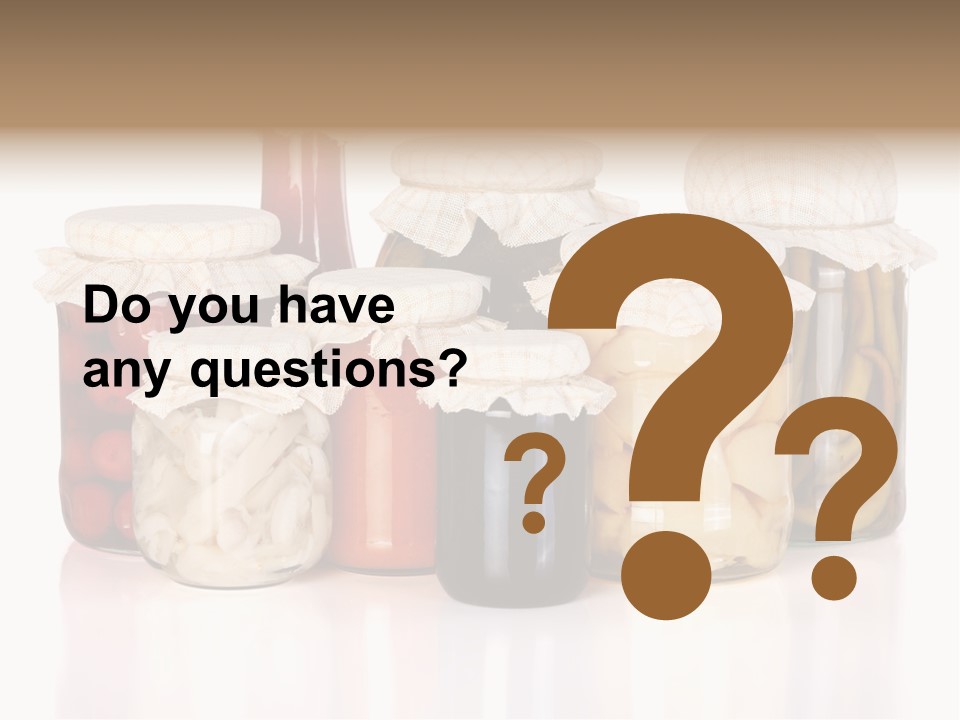 Conserve Organic Container PowerPoint Template