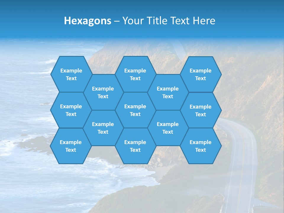 Big Sur Tourism Highway One PowerPoint Template