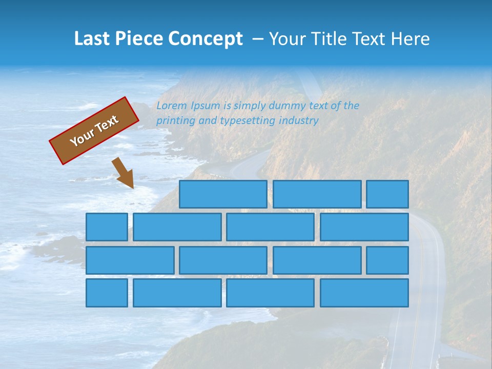 Big Sur Tourism Highway One PowerPoint Template