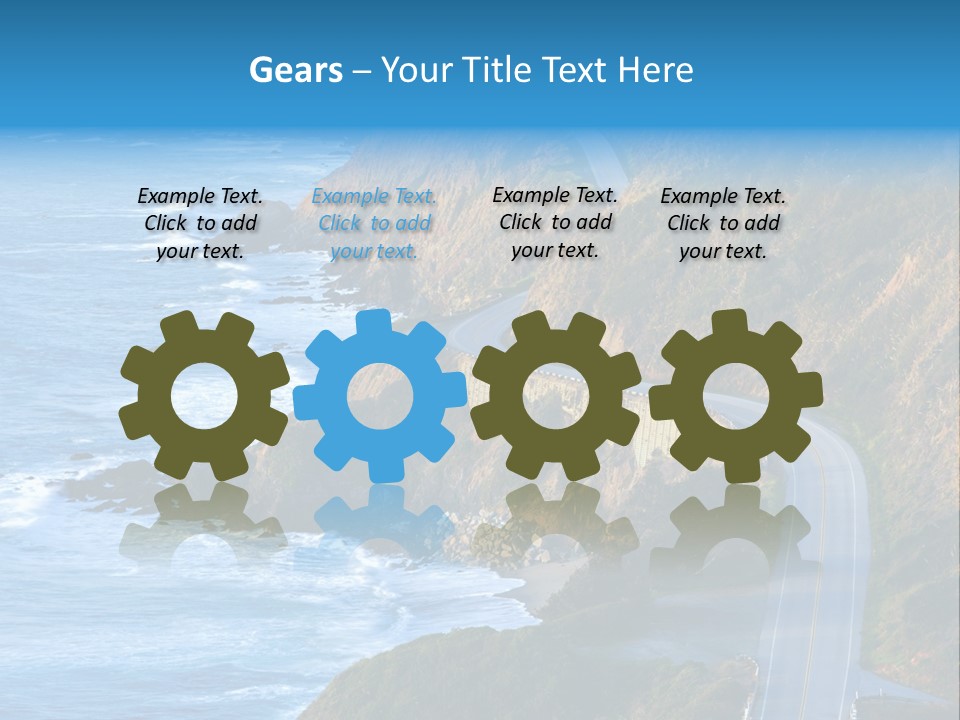 Big Sur Tourism Highway One PowerPoint Template