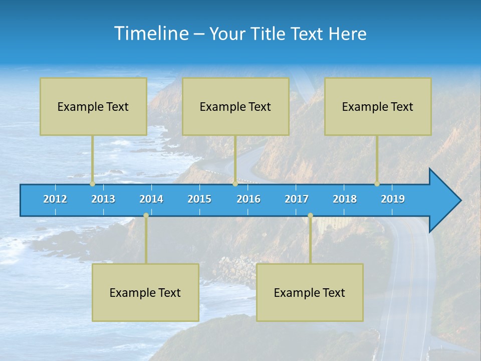 Big Sur Tourism Highway One PowerPoint Template
