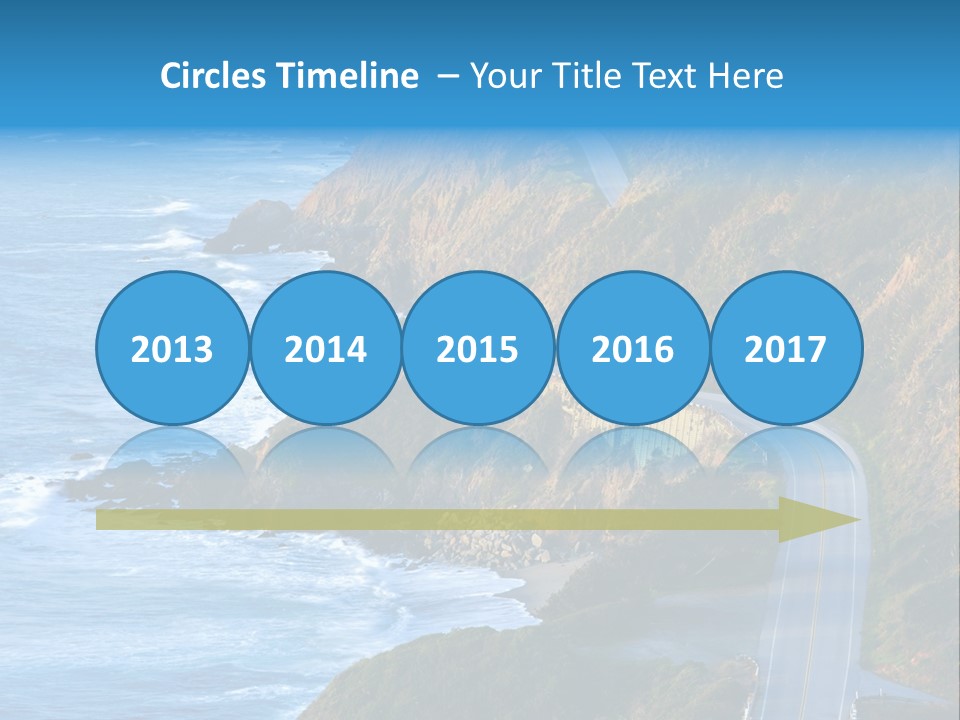 Big Sur Tourism Highway One PowerPoint Template