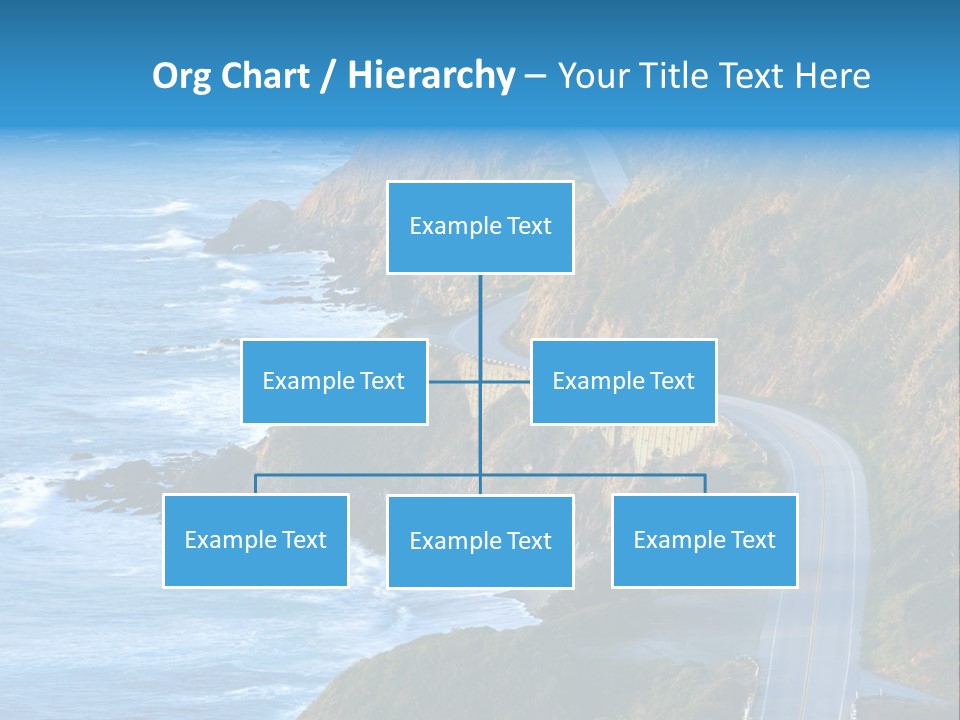 Big Sur Tourism Highway One PowerPoint Template