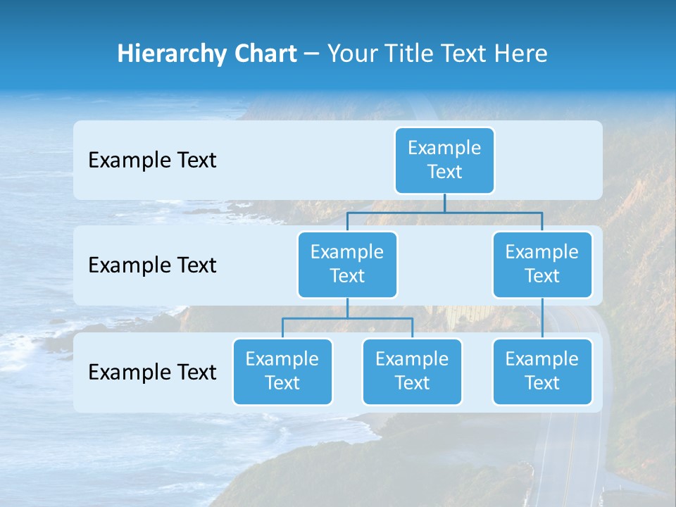 Big Sur Tourism Highway One PowerPoint Template