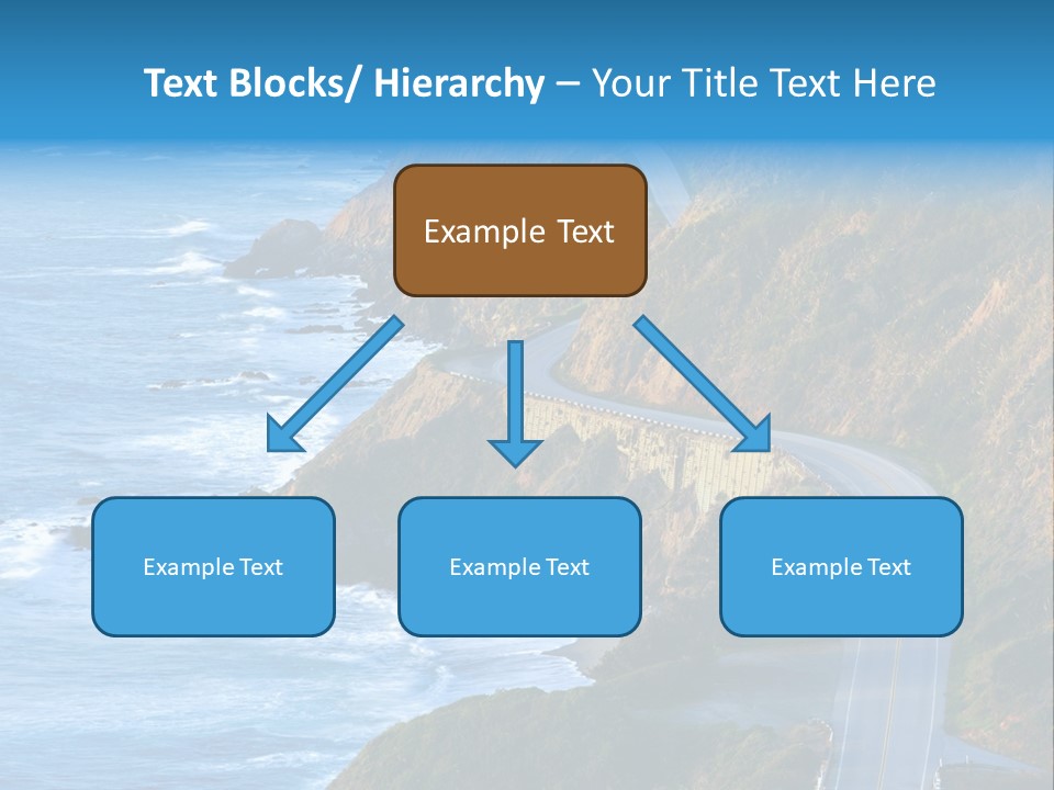 Big Sur Tourism Highway One PowerPoint Template