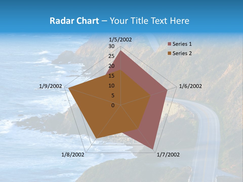 Big Sur Tourism Highway One PowerPoint Template
