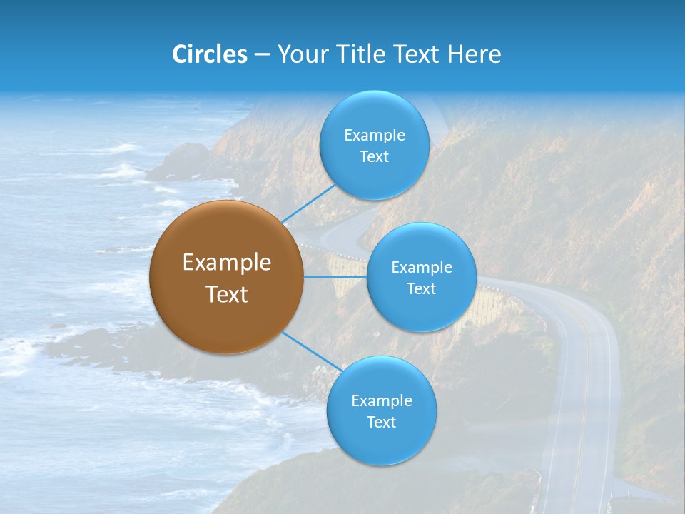 Big Sur Tourism Highway One PowerPoint Template