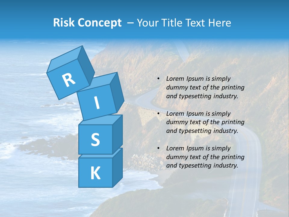 Big Sur Tourism Highway One PowerPoint Template