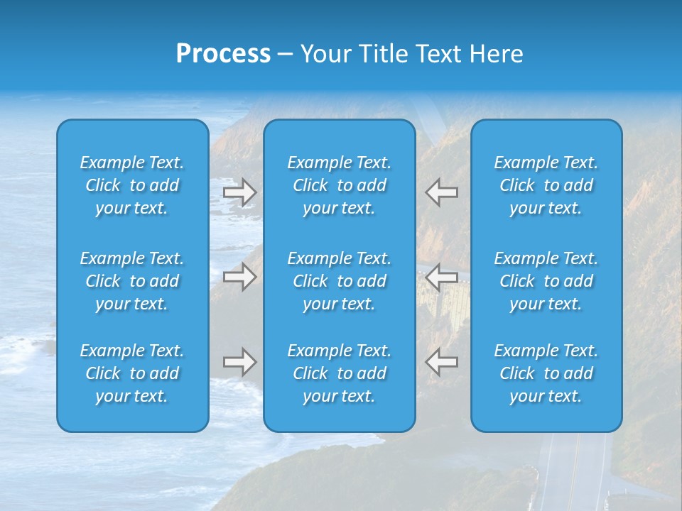 Big Sur Tourism Highway One PowerPoint Template