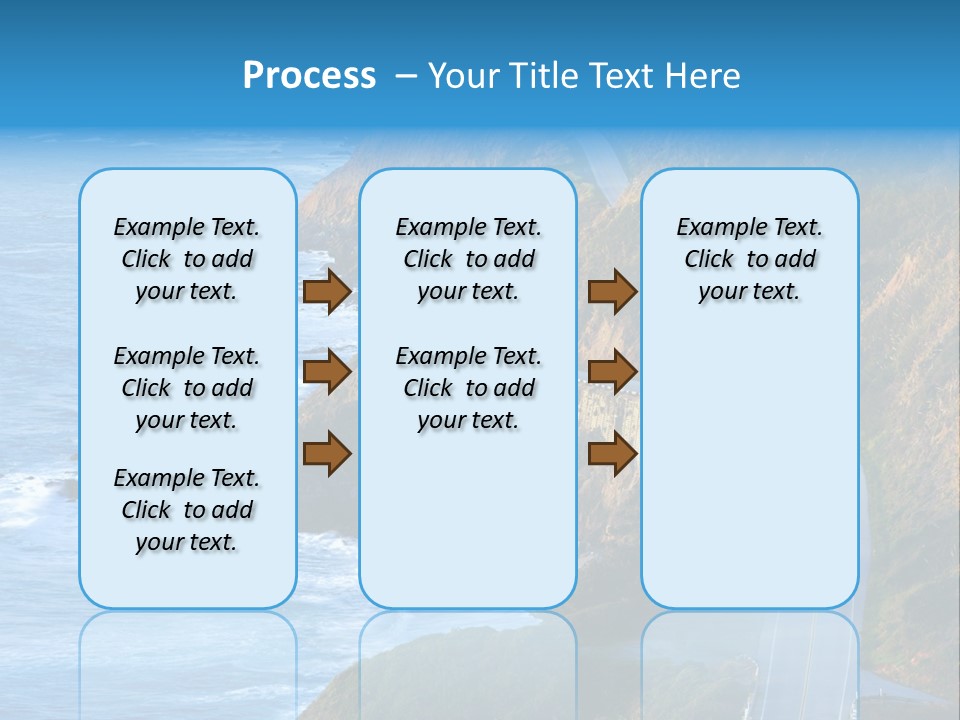Big Sur Tourism Highway One PowerPoint Template