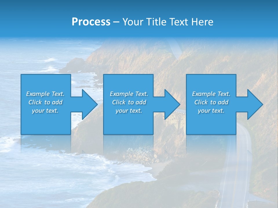 Big Sur Tourism Highway One PowerPoint Template
