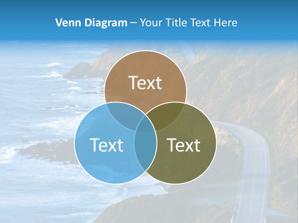 Big Sur Tourism Highway One PowerPoint Template