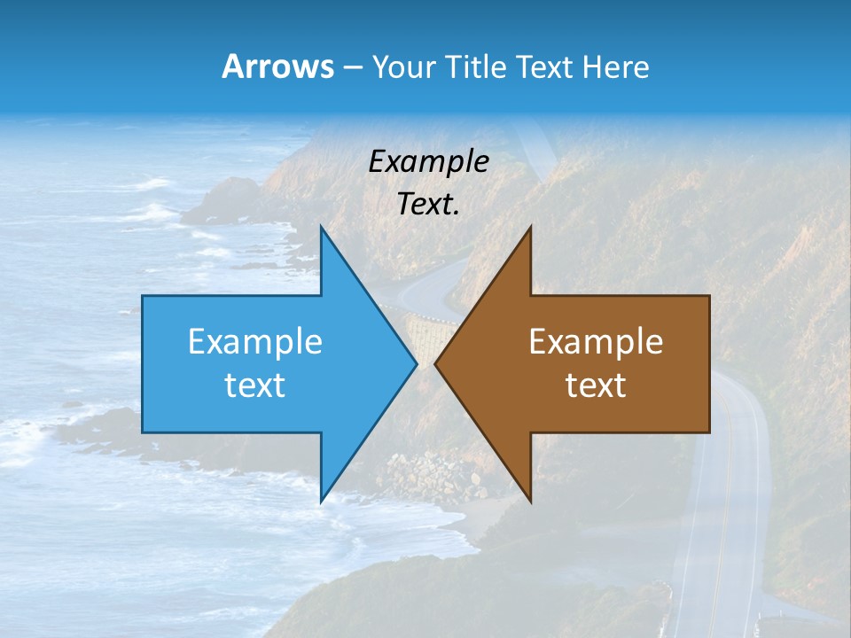 Big Sur Tourism Highway One PowerPoint Template