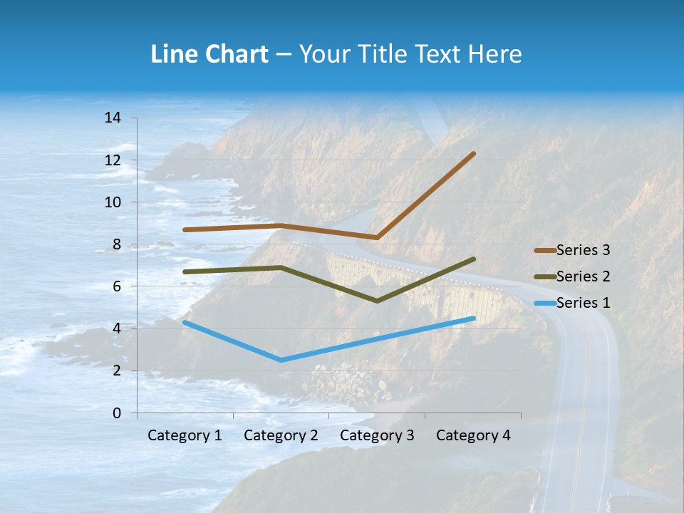 Big Sur Tourism Highway One PowerPoint Template