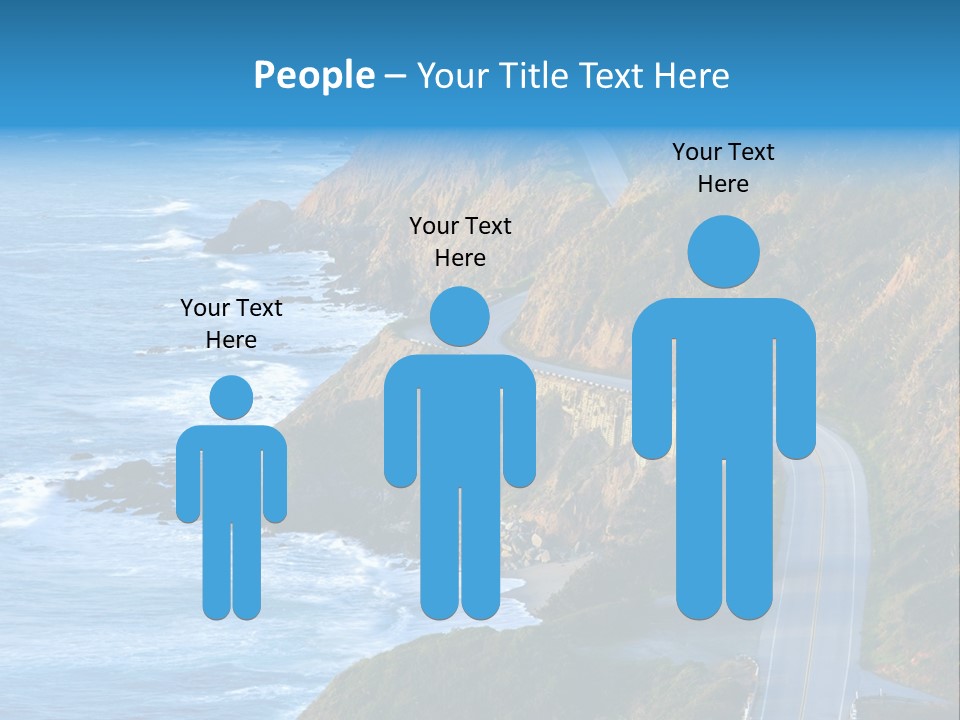 Big Sur Tourism Highway One PowerPoint Template