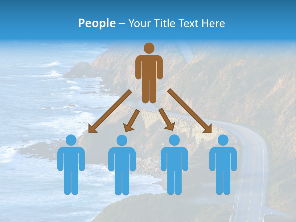 Big Sur Tourism Highway One PowerPoint Template