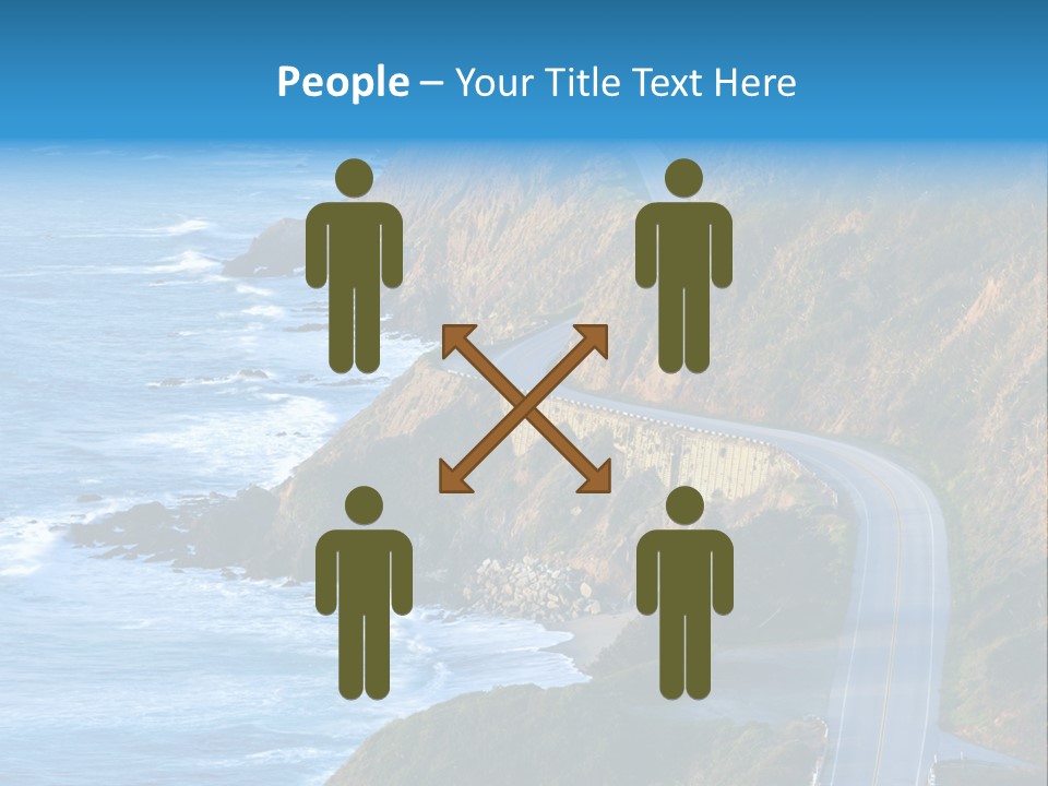 Big Sur Tourism Highway One PowerPoint Template