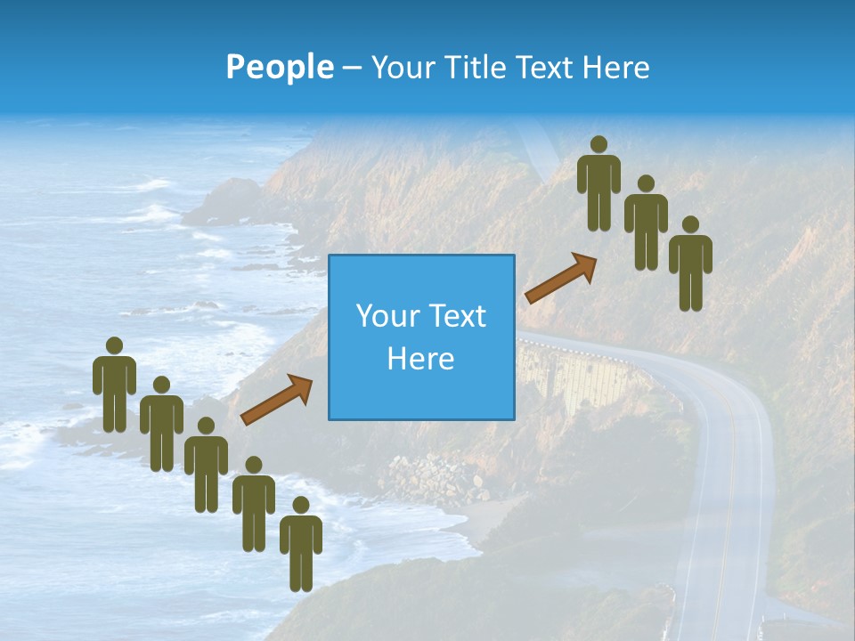 Big Sur Tourism Highway One PowerPoint Template