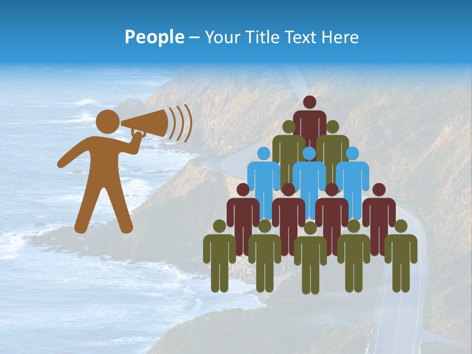 Big Sur Tourism Highway One PowerPoint Template